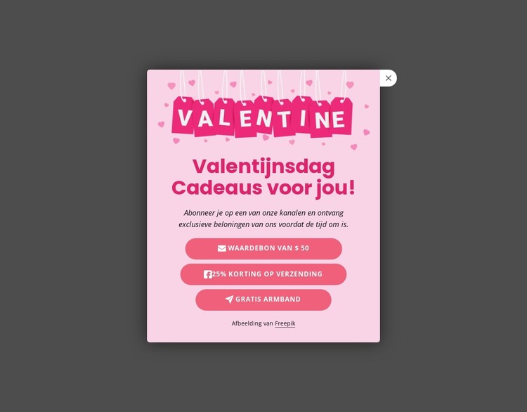 Tijdelijke kortingen CSS-sjabloon