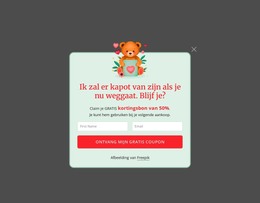 Pop-Up Voor Abonnement