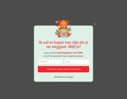 Pop-Up Voor Abonnement