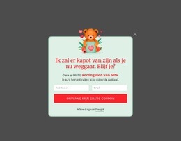 Pop-Up Voor Abonnement