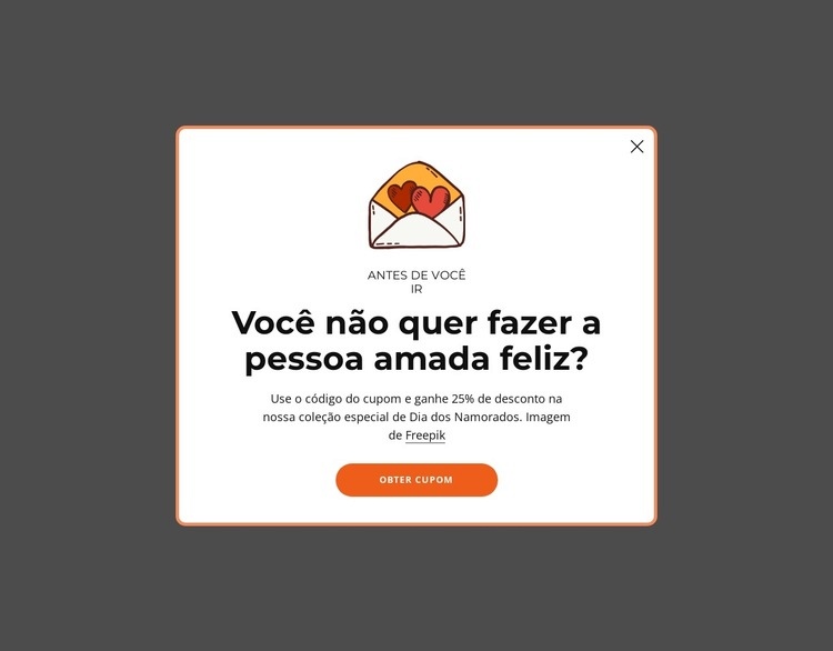 Ganhe 25% de desconto em nossa coleção especial Design do site