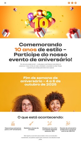 10 Anos De Estilo Modelo Limpo E Mínimo