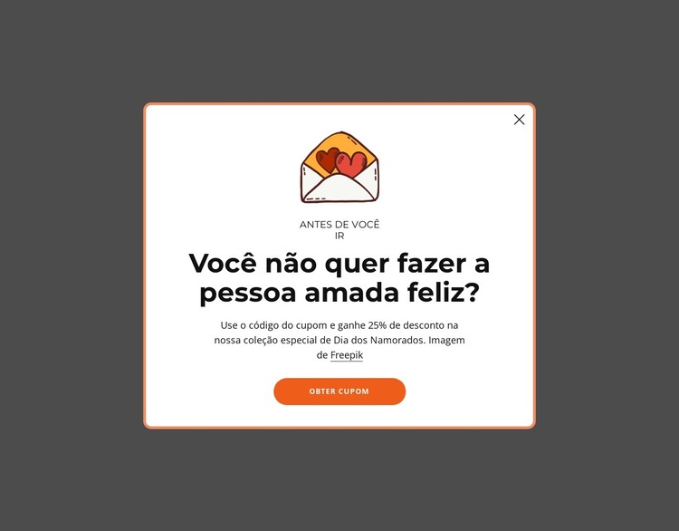 Ganhe 25% de desconto em nossa coleção especial Modelo HTML