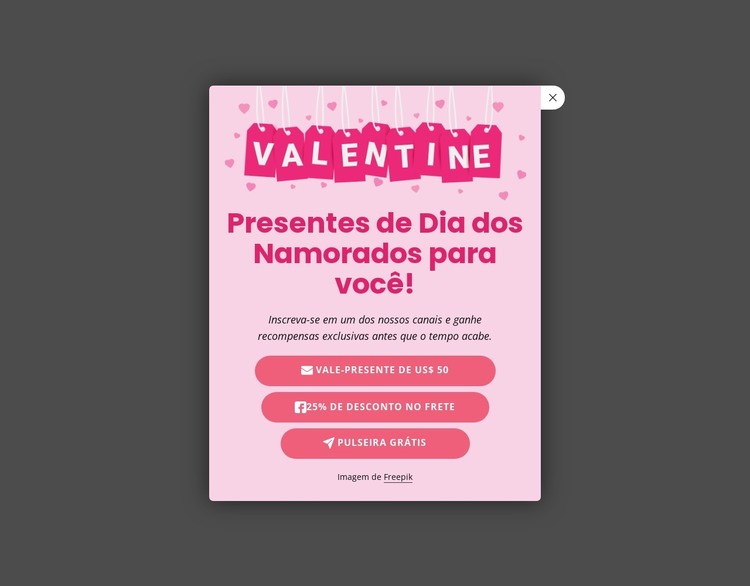 Descontos por tempo limitado Modelo HTML