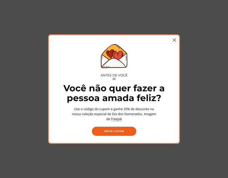 Ganhe 25% de desconto em nossa coleção especial Modelo de site