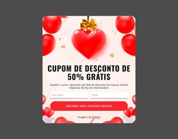Cupom De Desconto De 50% Grátis
