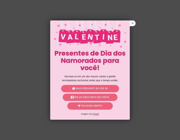 Descontos por tempo limitado Tema WordPress