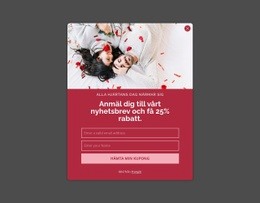 Få Dina 25 % Rabatt