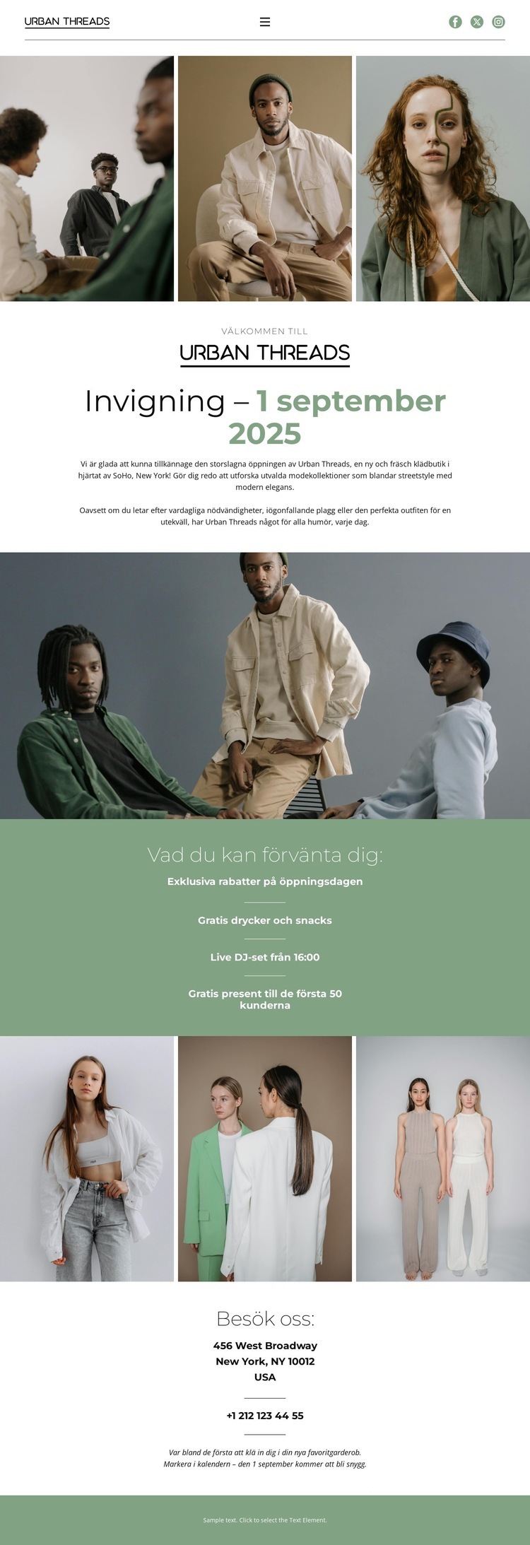 Fira en modemilstolpe HTML-mall