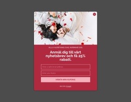 Få Dina 25 % Rabatt