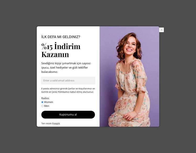 %15'e varan büyük indirim CSS Şablonu