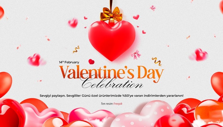 %50'ye varan indirimden yararlanın CSS Şablonu