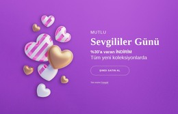 Tüm Yeni Koleksiyonlarda %30'A Varan Indirimden Yararlanın - HTML Web Sitesi Şablonu