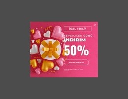Kupon Kodu Açılır Penceresi