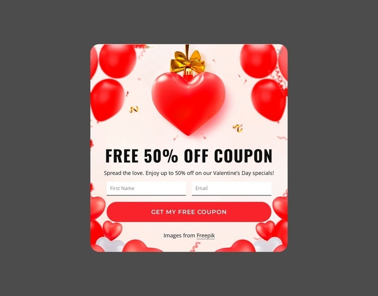 Free 50% off coupon Web Page Design