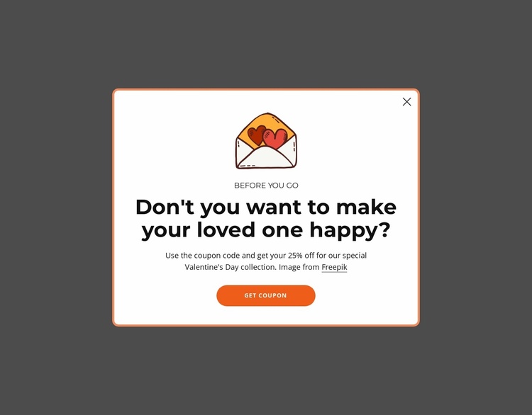 Get your 25% off for our special collection Landing Page