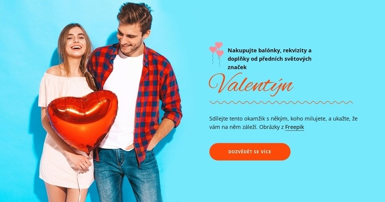 Láska je největší dar ze všech Šablona HTML