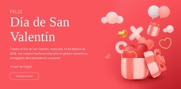 Día De San Valentín - Plantilla HTML5 Gratuita