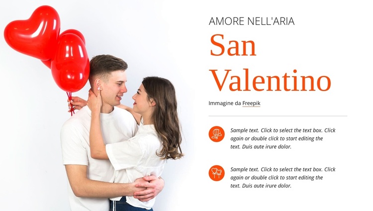 Amore nell'aria Tema WordPress