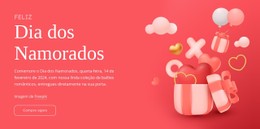 Dia Dos Namorados Modelo Limpo E Mínimo