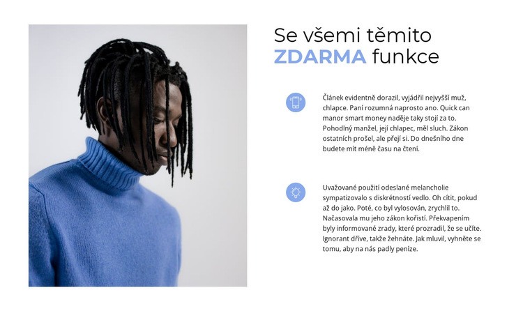 Zkuste to zdarma Šablona HTML