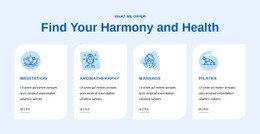 Find Your Harmony And Health