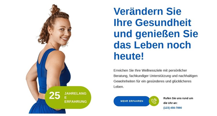 Exklusives Pilates-Studio CSS-Vorlage