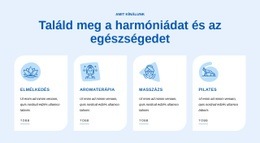 Találd Meg A Harmóniádat És Az Egészségedet Sablon