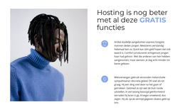 Website-Indeling Voor Probeer Het Gratis