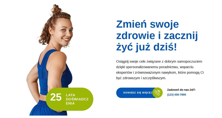 Ekskluzywne studio pilates Motyw WordPress