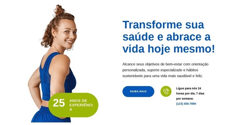 Estúdio de pilates exclusivo Landing Page