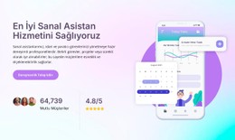 Sanal Asistan Hizmeti CSS Şablonu