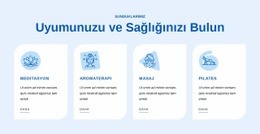 Uyumunuzu Ve Sağlığınızı Bulun Için Ücretsiz Web Tasarımı