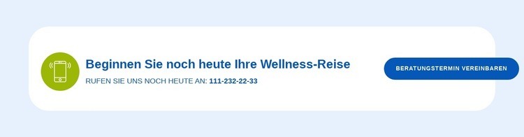 Beginnen Sie Ihre Reise noch heute Landing Page