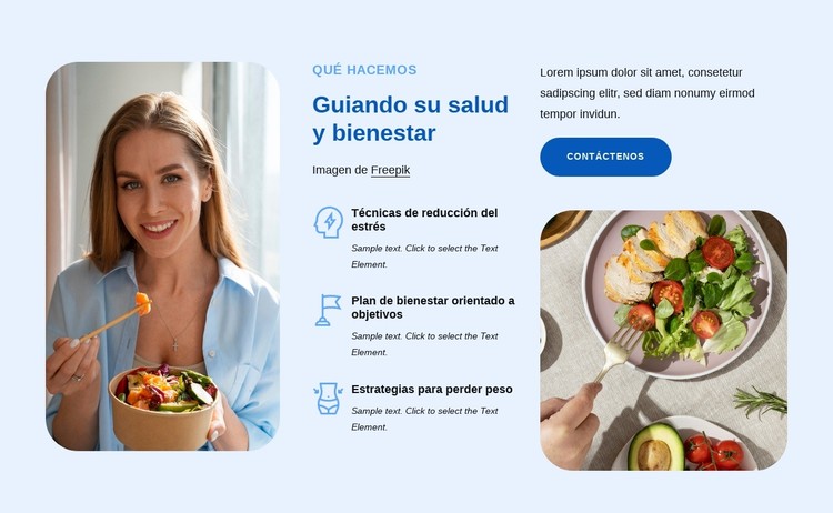 Guiando tu bienestar de salud Plantilla CSS