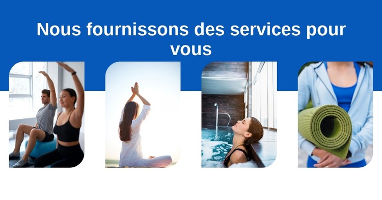 Services de Pilates Modèle CSS