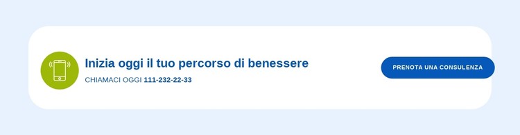 Inizia il tuo viaggio oggi Modello CSS