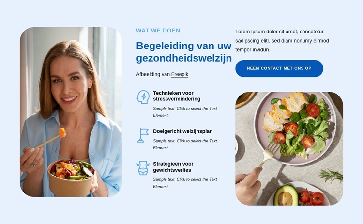 Begeleiding van uw gezondheidswelzijn WordPress-thema