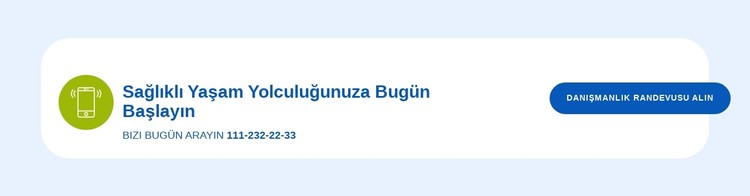Yolculuğunuza bugün başlayın CSS Şablonu
