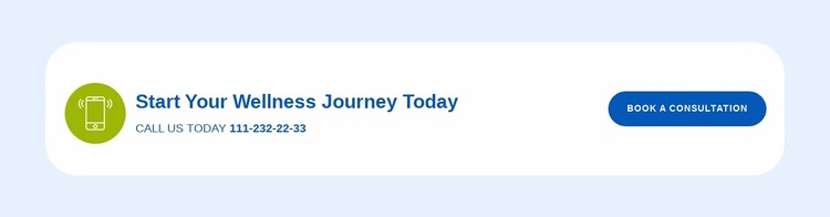 Start your journey today Website Template