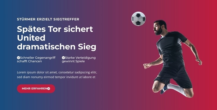 Episches Last-Minute-Tor Landing Page