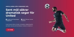 Episkt Mål I Sista Minuten Webbplats Mall