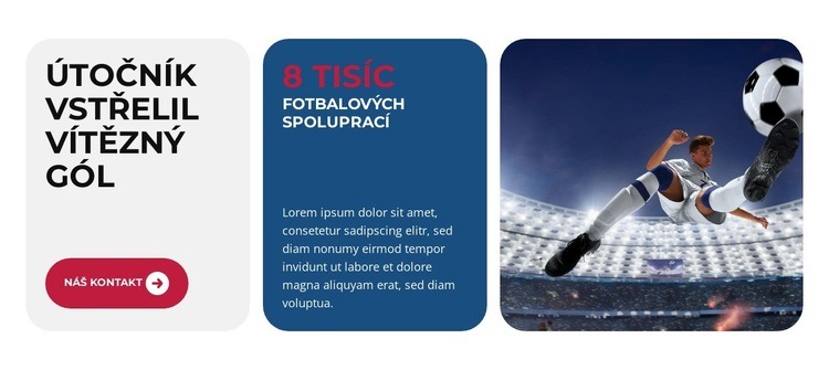 Nezastavitelný týmový výkon Šablona HTML