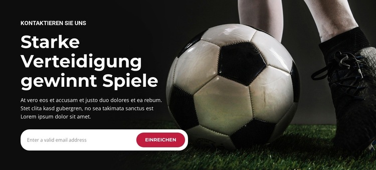 Stürmer bricht Torrekord Website-Vorlage