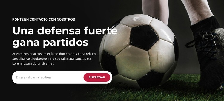 El delantero rompe récord de goles Plantilla CSS