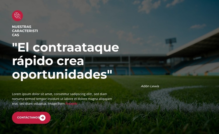 Los campeones levantan el trofeo Plantilla HTML