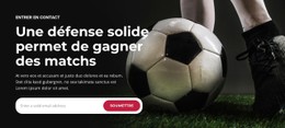 L'Attaquant Bat Un Record De Buts Modèle CSS
