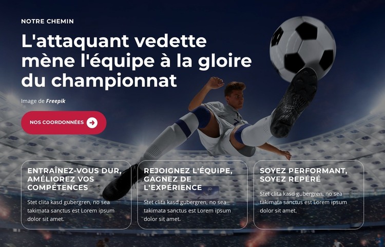 Les jeunes talents brillent Modèle HTML