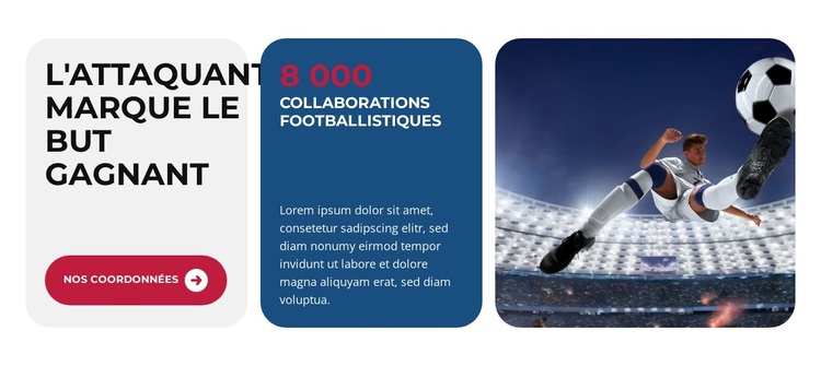 Des performances d'équipe imparables Thème WordPress