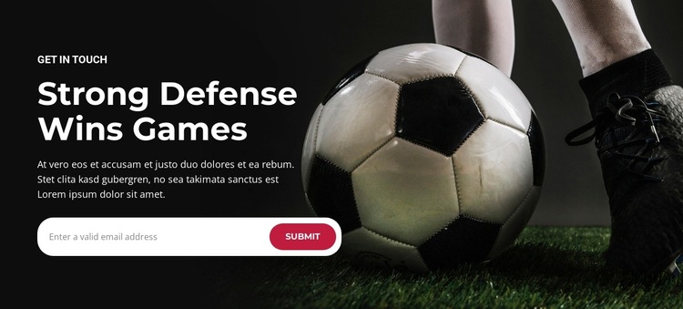 Striker Breaks Scoring Record HTML5 Template